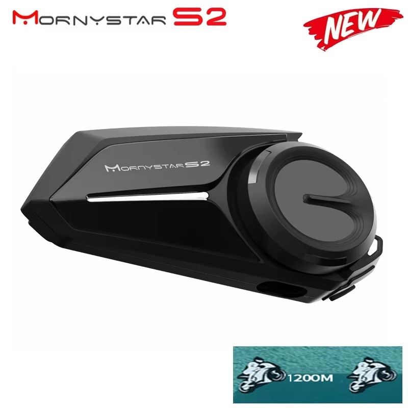 Universal Motorcycle Helmet Intercom Headset - Mornystar S2 Headset helm motor, interkom