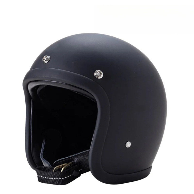 Vintage Open Face Retro Helmet - 2-26 Helm Motor Model Retro 500TX,