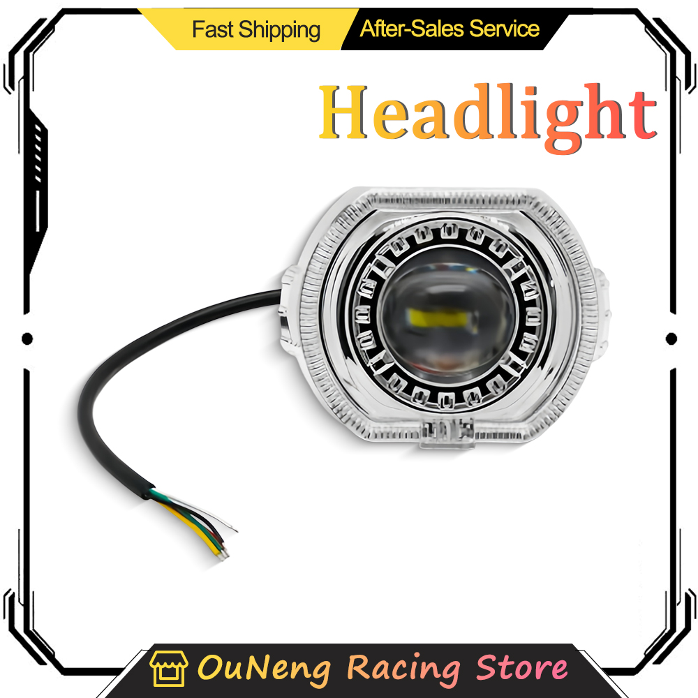 Lampu Depan Sepeda Motor LED 2 - Universal Motorcycle Led Headlight Projector ulasan dan harga