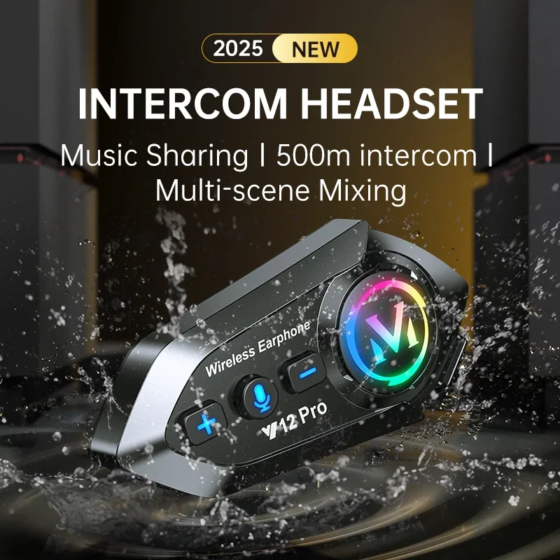 Helm Motor Y12 Pro Interkom Bl - Full Face Motorcycle Helmet With Bluetooth ulasan dan harga