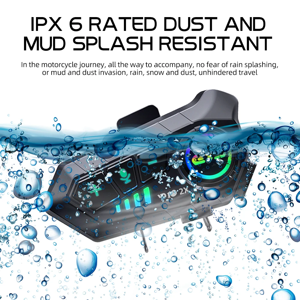 Y10 2x Headset Bluetooth Inter - Universal Motorcycle Helmet Intercom Headset ulasan dan harga