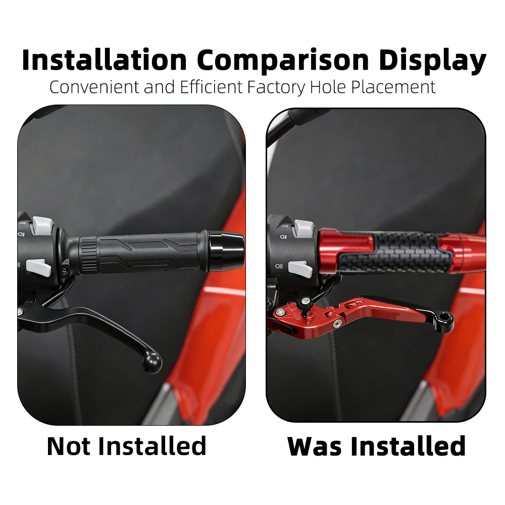Aksesori Motor, Tuas Rem dan K - Cnc Aluminum Adjustable Brake Clutch Levers ulasan dan harga