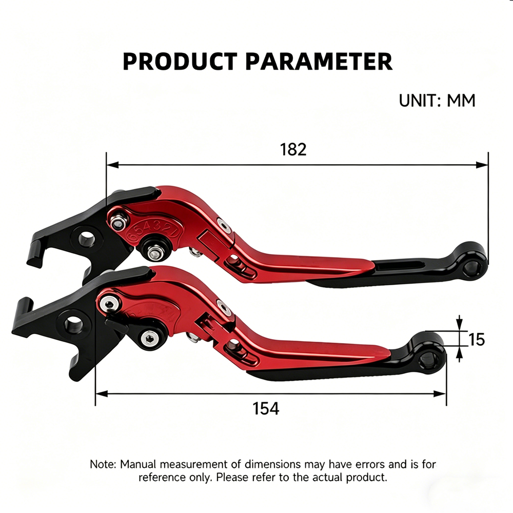 Aksesori Motor, Tuas Rem dan K - Cnc Aluminum Adjustable Brake Clutch Levers ulasan dan harga